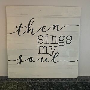 Metal Rustic Farmhouse Sign from Hobby Lobby